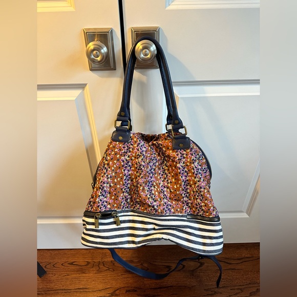 Anthropologie Deux Lux Weekender Duffle Bag. - Picture 4 of 5